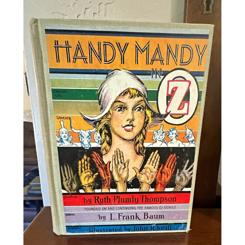 Vintage 1937 Handy Mandy in Oz Ruth Plumly Thompson Reilly & Lee Hardcover Rare